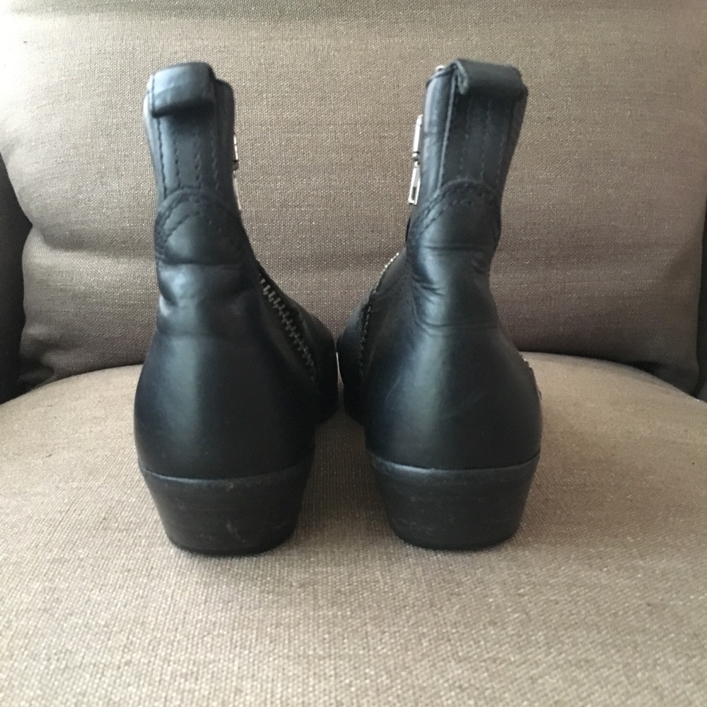SOLD Golden Goose Viand Black Ankle Boots 37 NWT - Picture 7 of 8